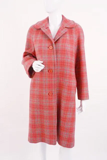 60's Aquascutum Tweed Coat Vintage