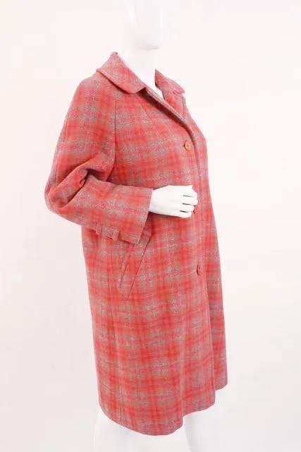 60's Aquascutum Tweed Coat Vintage