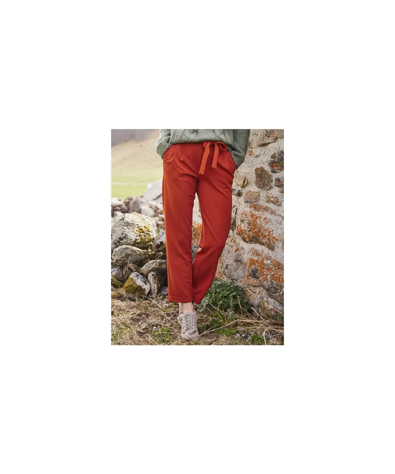 Stretch Jersey 7/8 Length Trousers