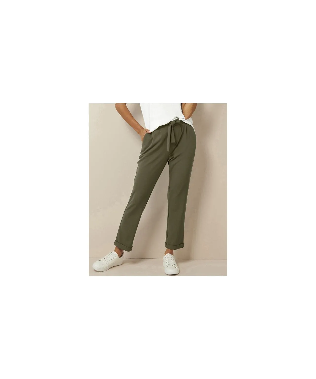 Stretch Jersey 7/8 Length Trousers