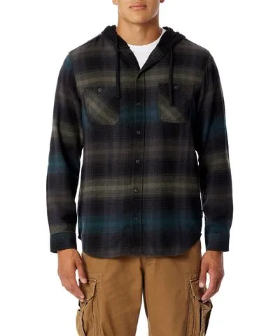 UNIONBAY Alder Switchback Plaid Flannel Hoodies for Men