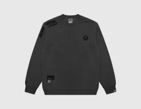 AAPE Now Crewneck Sweatshirt in Black