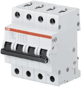 ABB System Pro M Compact S200 MCB, 3+N, 4A, Type Z