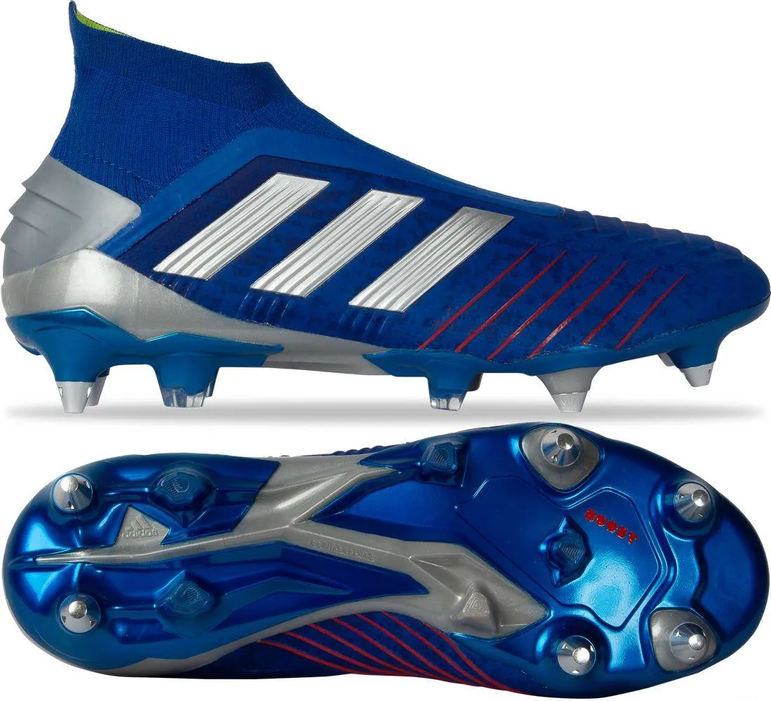 Blue Adidas Predator Football Boots