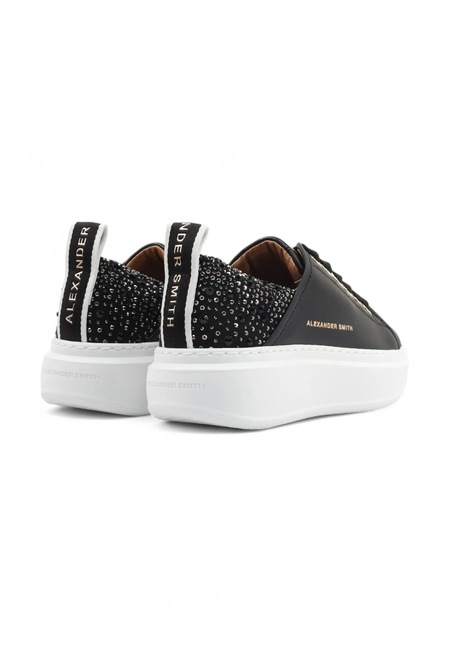 Alexander Smith Wembley Black Women's Sneaker - WYW0506.