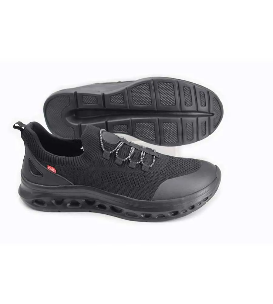 ALFRETON 1 D555 Big Mens Black Hands Free Shoes