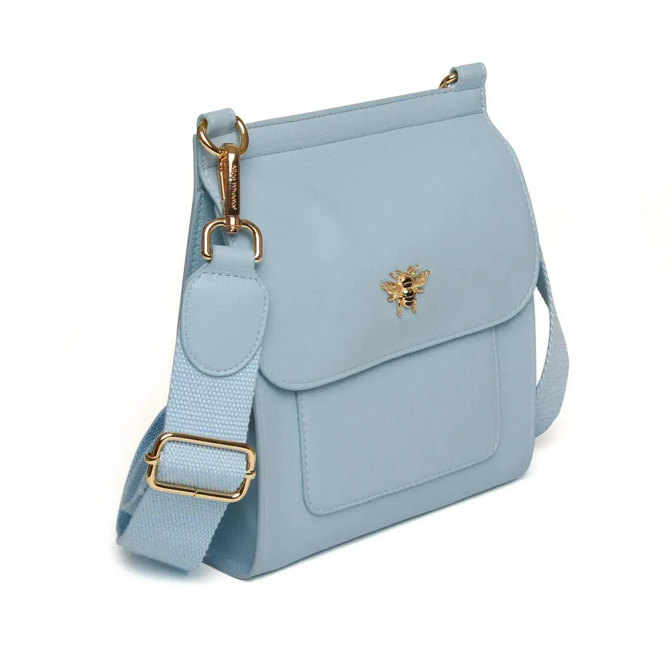 Alice Wheeler Blue Bloomsbury Crossbody Bag