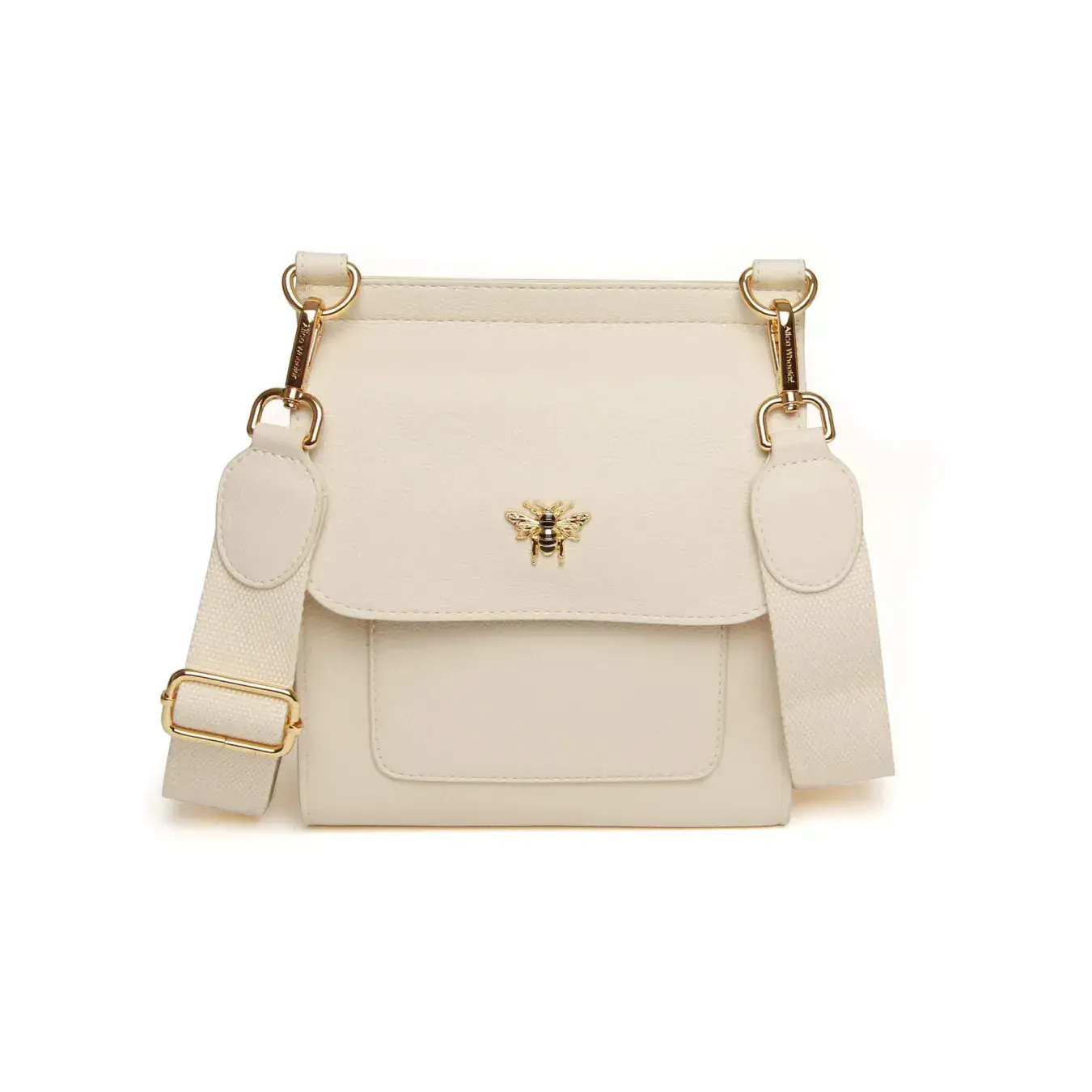 Alice Wheeler Pastel Cream Bloomsbury Crossbody Bag