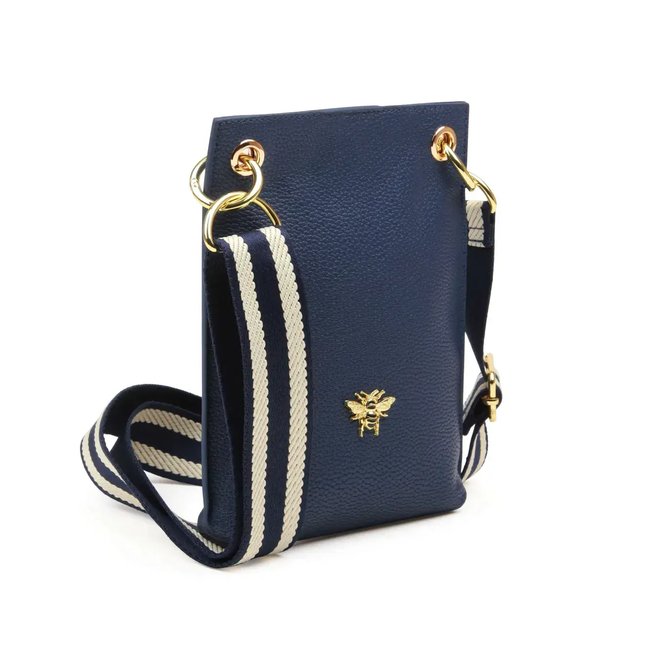 Alice Wheeler Navy Primrose Phone Cross Body Bag