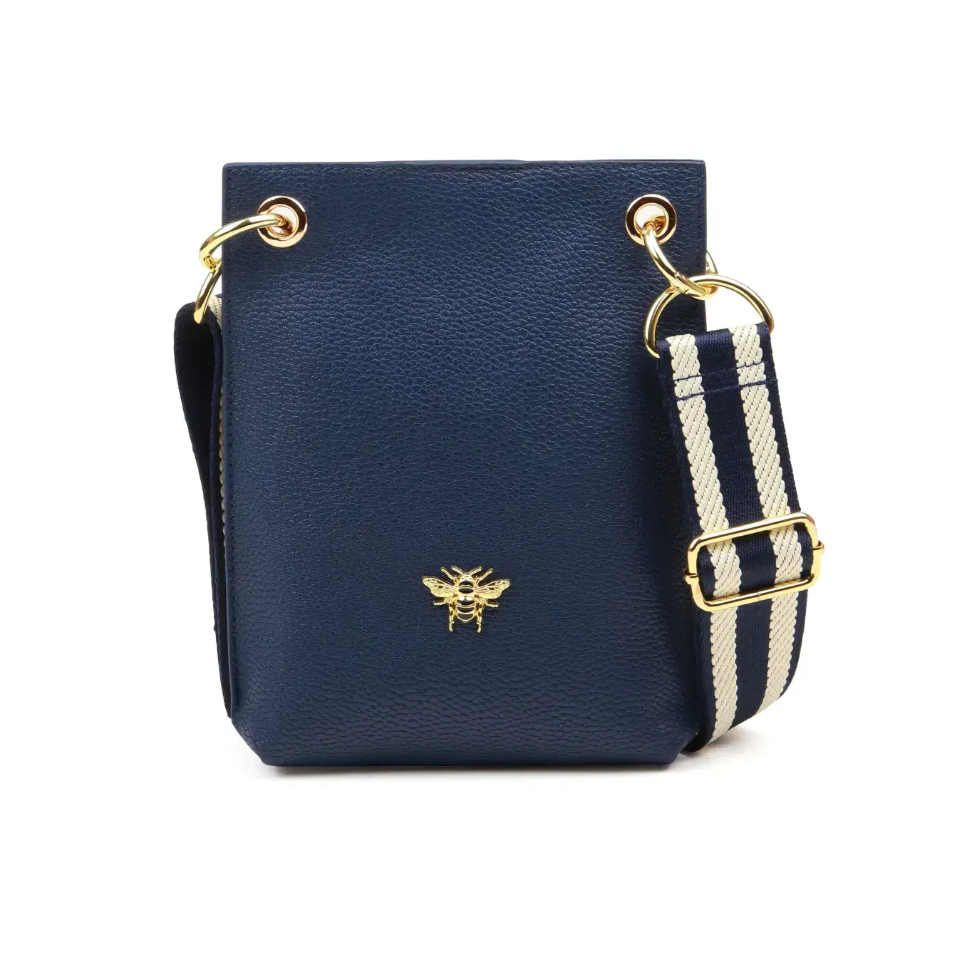 Alice Wheeler Navy Primrose Phone Cross Body Bag