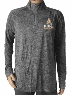 Army Black Knights Under Armour Gray Long Sleeve Lightweight Quarter Zip Jacket (Size Large)