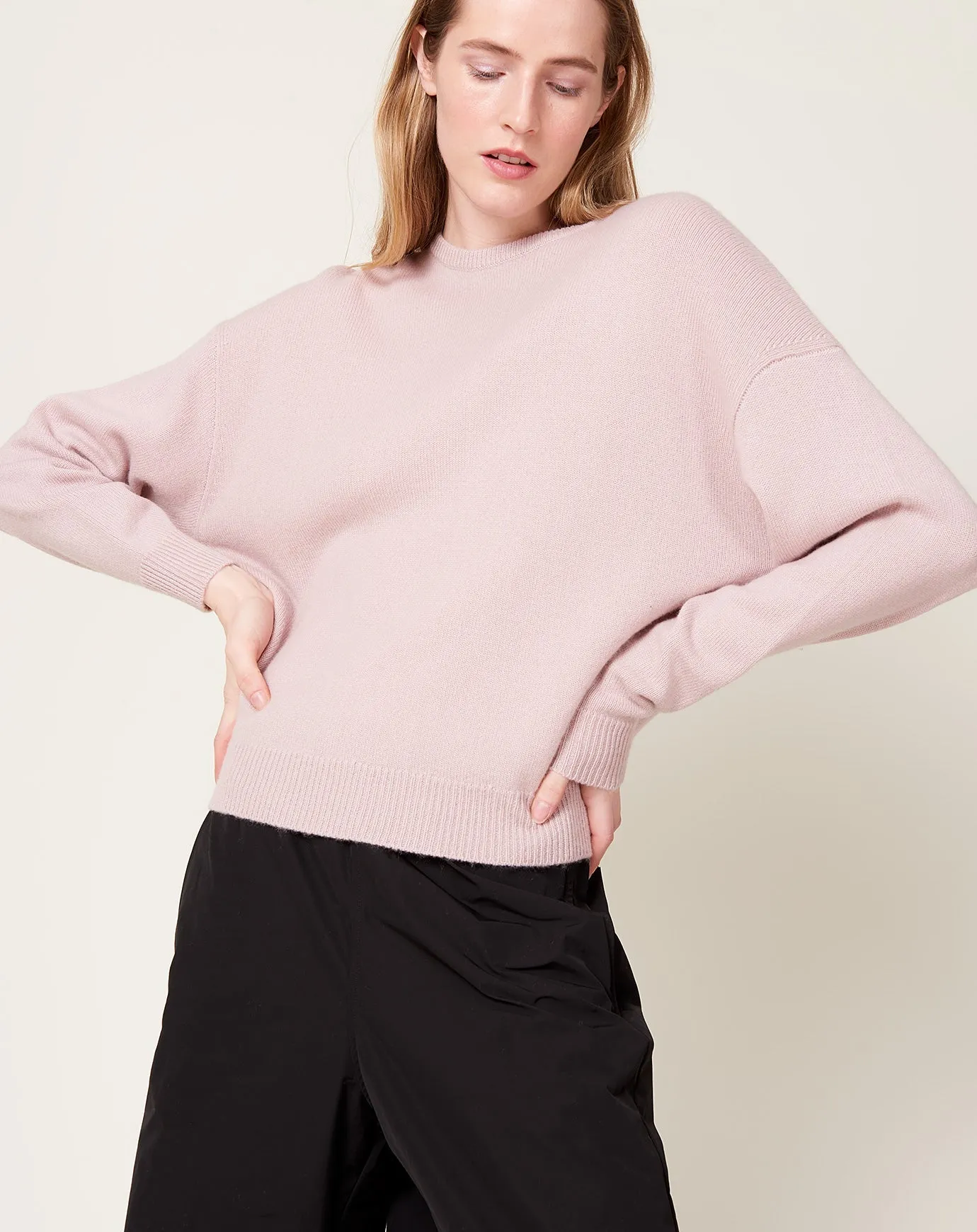 Artemis Sweater in Soft Pink