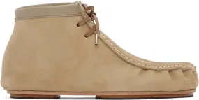 AURALEE Beige Mocassin Boots