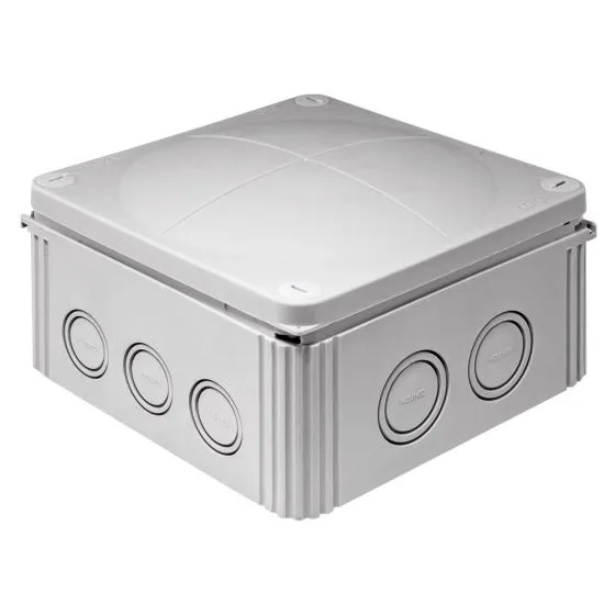 Avenue Empty Junction Box 10 Entries 140mm Waterproof IP66/IP67 Grey