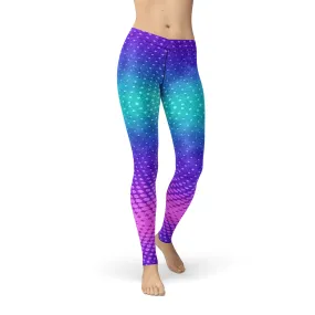 Colorful Polka Dot Leggings by Avery