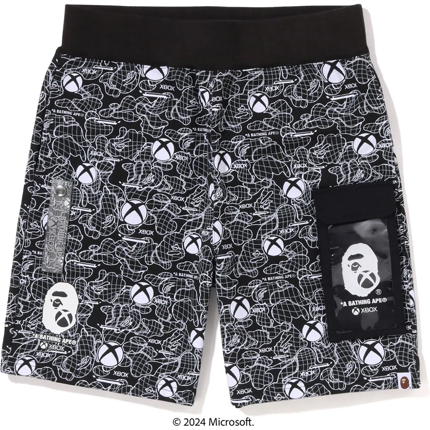 BAPE XBOX CAMO SWEAT SHORTS MENS