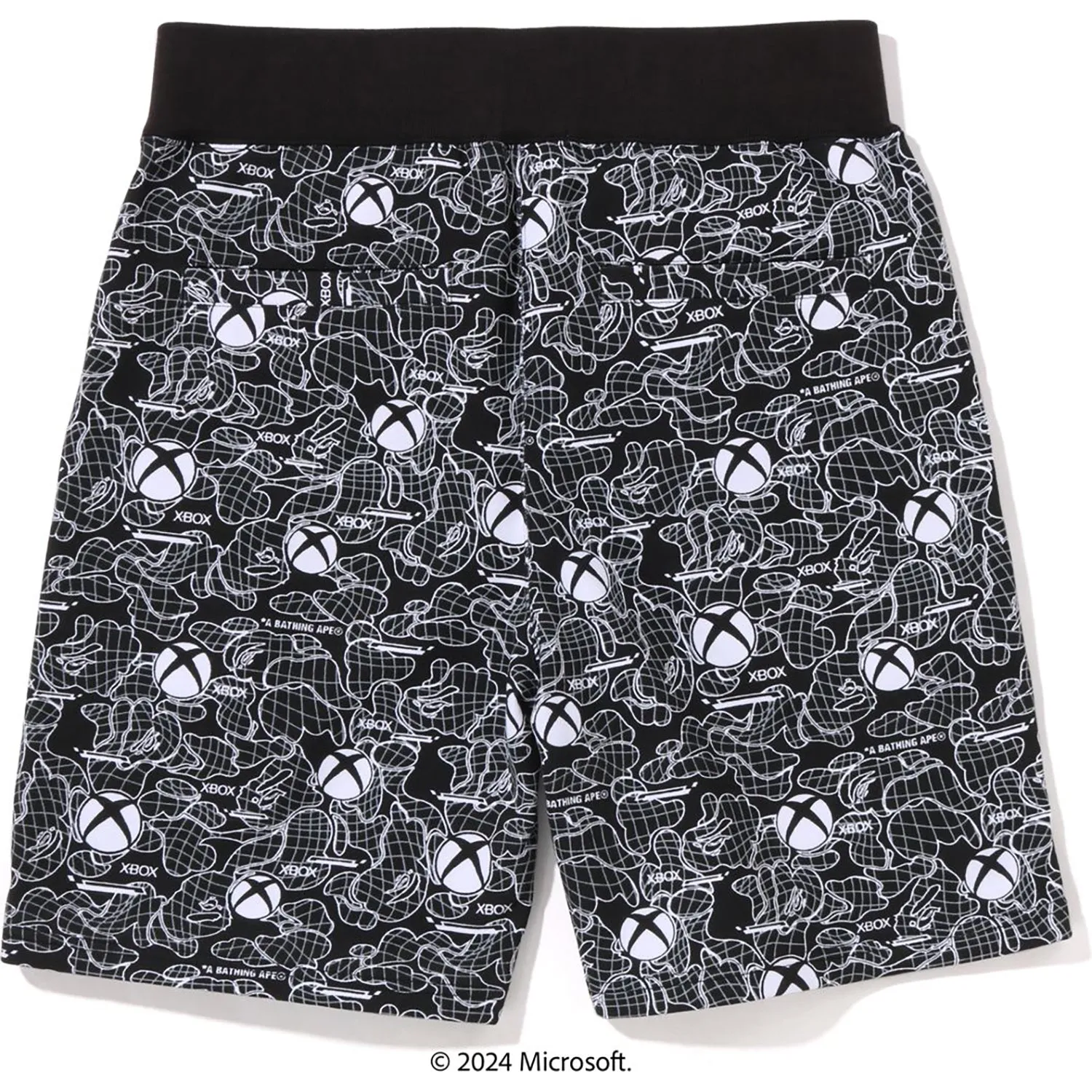 BAPE XBOX CAMO SWEAT SHORTS MENS