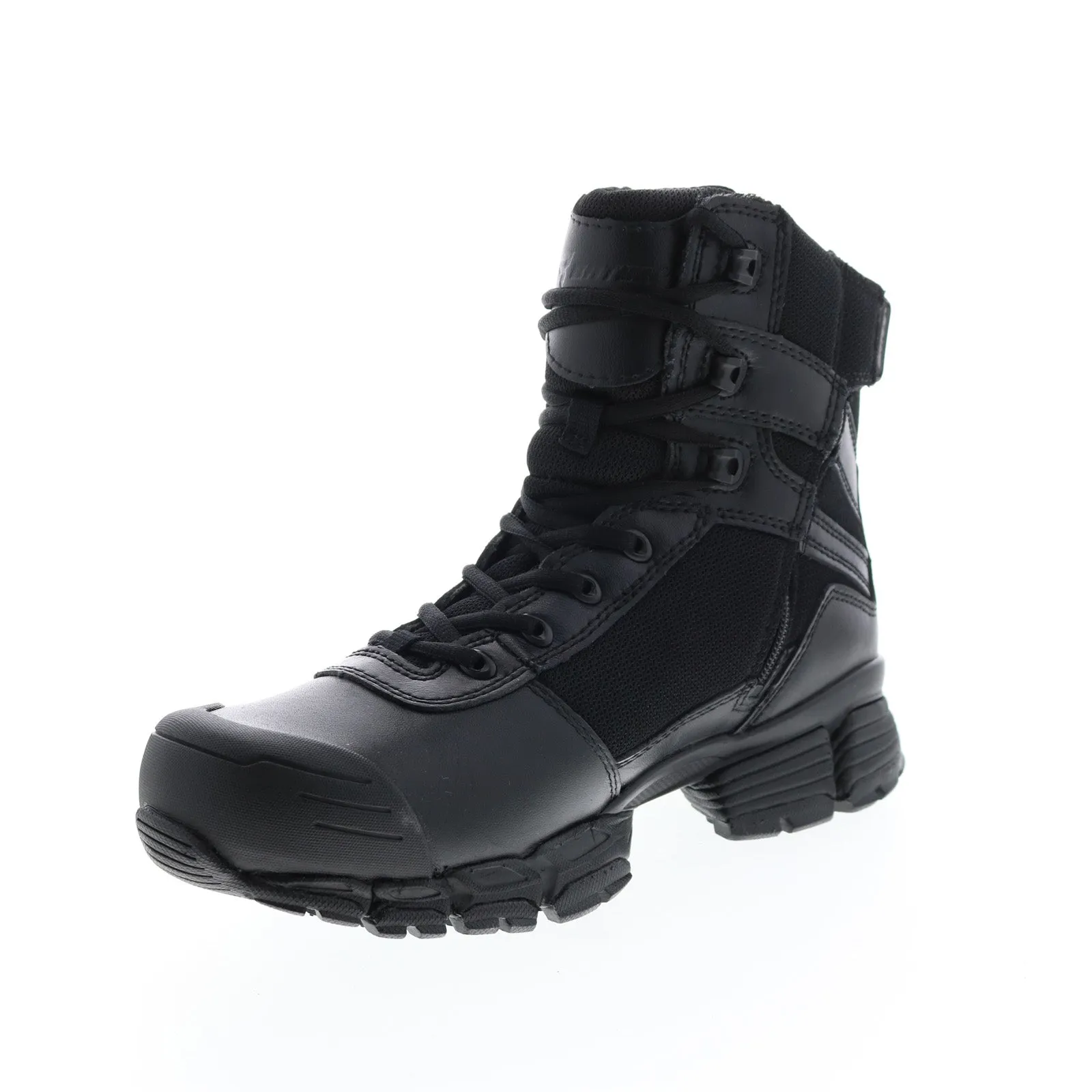 Bates Men's Black Extra Wide Tactical Boots - Waterproof Zip, 8' Velocitor E04034