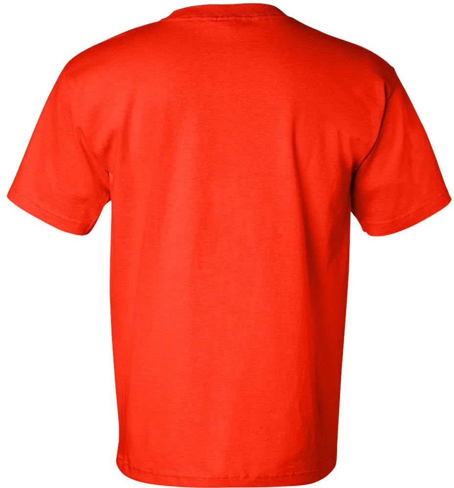 USA-Made Short Sleeve T-Shirt with Pocket by Bayside