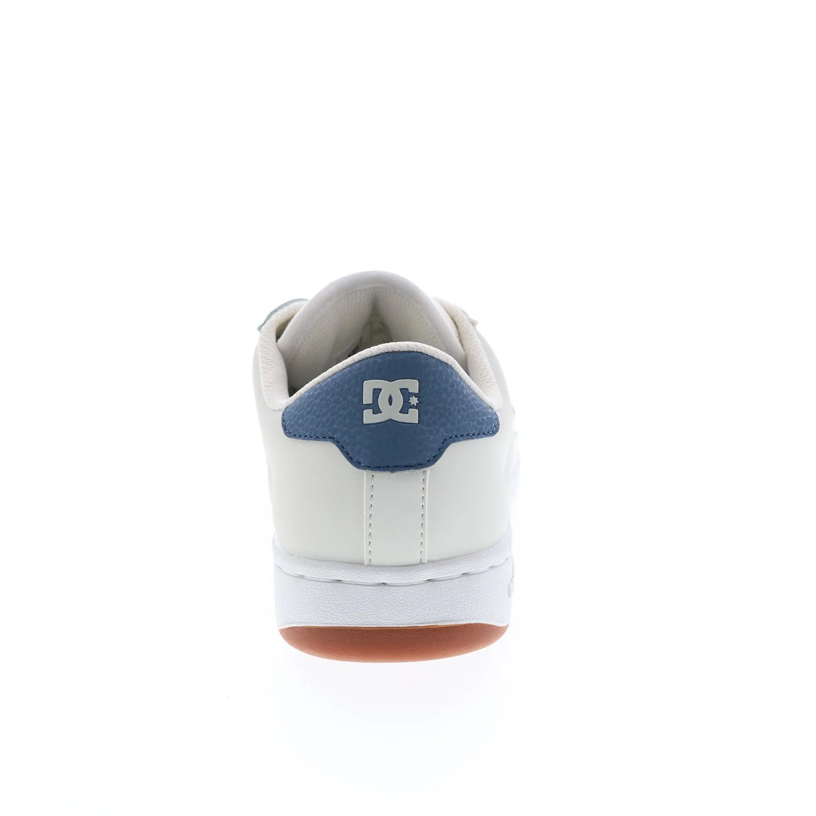 Beige Leather Skate Inspired Sneakers for Men - DC Striker ADYS100624-OG2