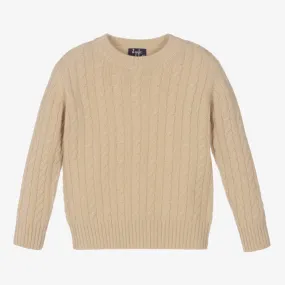 Beige Wool Sweater