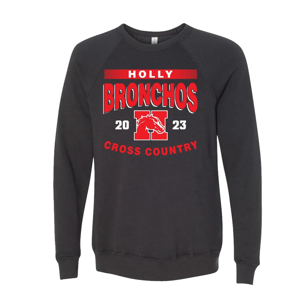 Bella+Canvas Holly XC 23 Unisex Sponge Fleece Raglan Sweatshirt