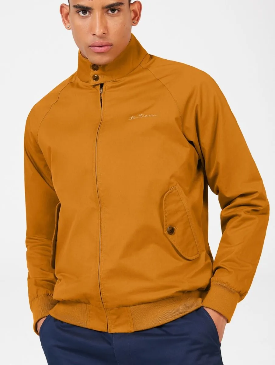 Ben Sherman Casual Harrington Jacket Mustard