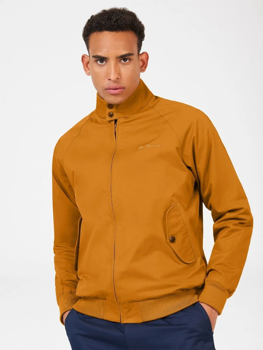 Ben Sherman Casual Harrington Jacket Mustard