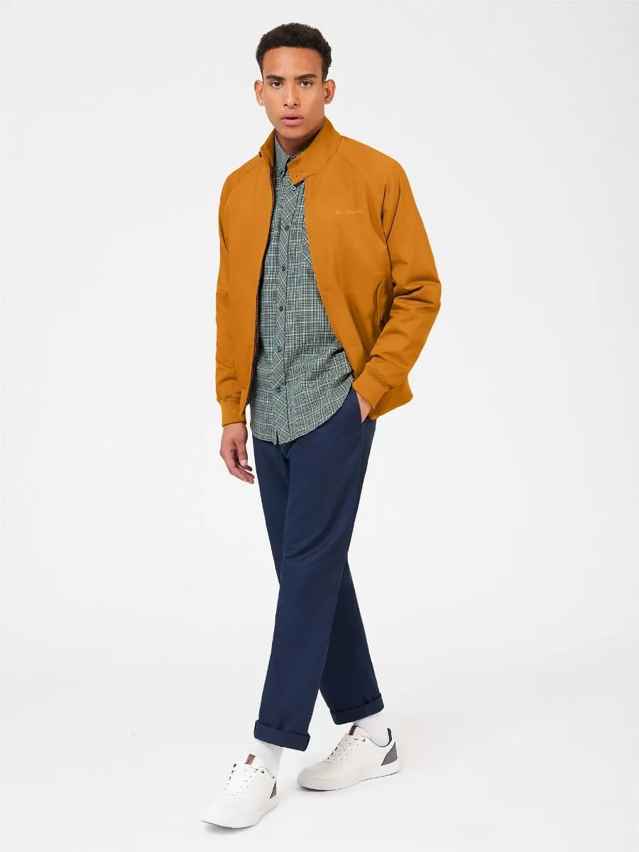 Ben Sherman Casual Harrington Jacket Mustard