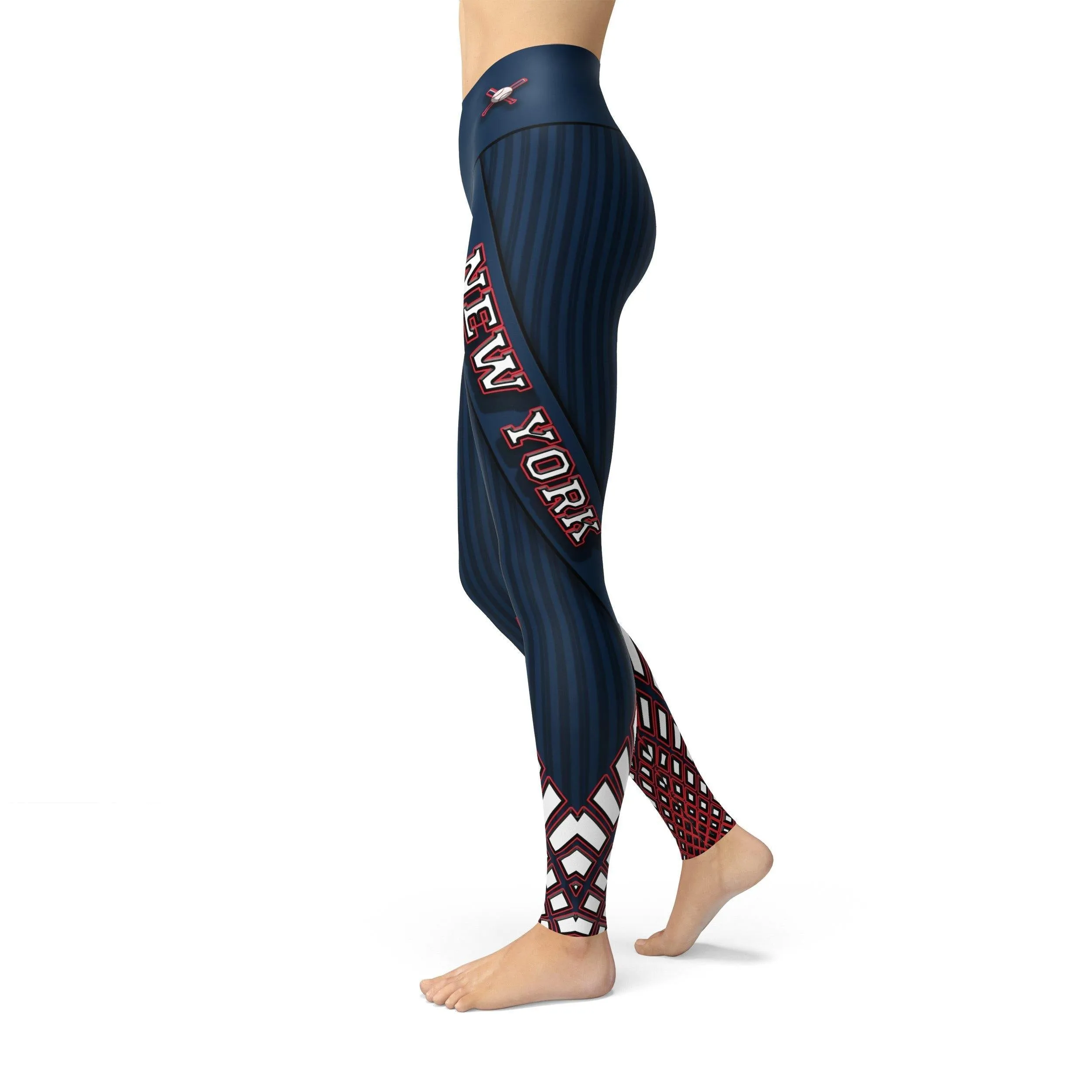 Beverly Bronx Baseball Leggings: Baseball-themed Leggings from Beverly Bronx.