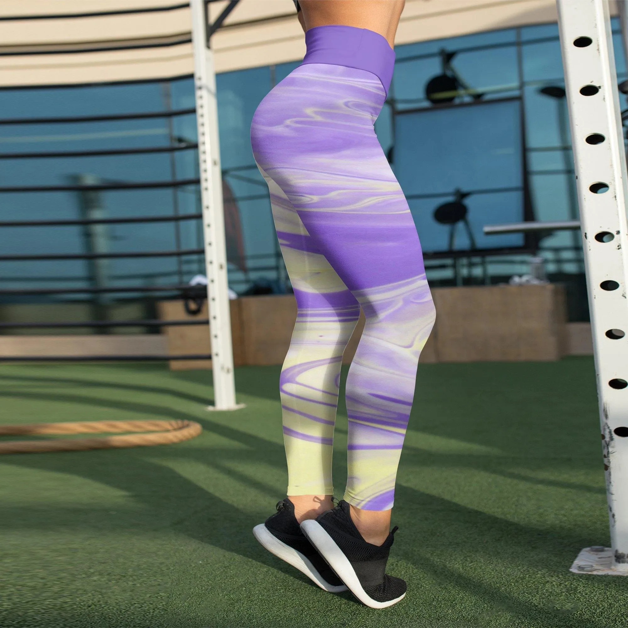 Beverly Purple Liquid Leggings - Shop Now