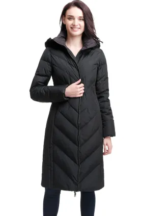 BGSD Women's Marlene Waterproof Hooded Long Down Coat - Plus can be rewritten as BGSD Women's Waterproof Down Coat with Hood - P