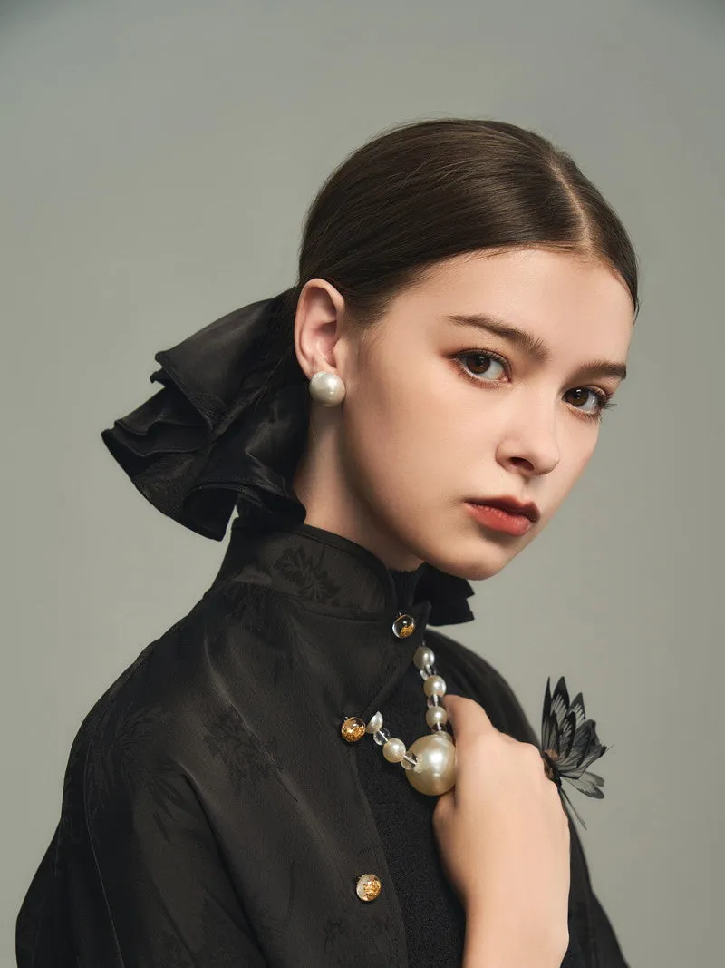 Big-Ribbon Cute Elegant Accent Hair-Accessory