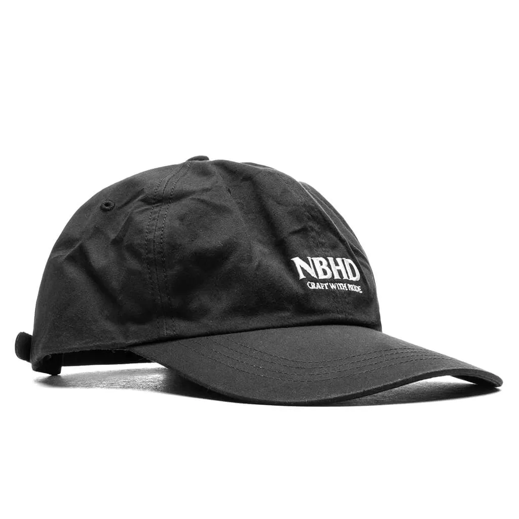 Black Military Style Dad Hat