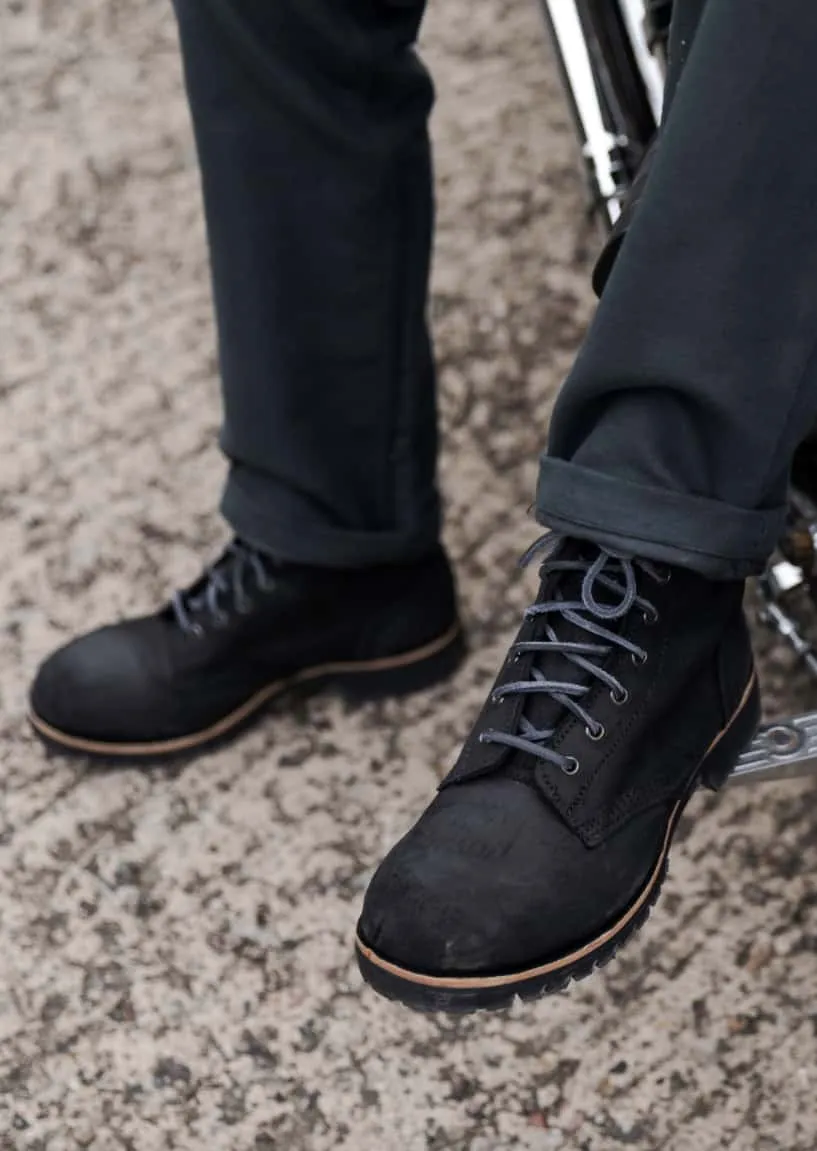 Black Motorcycle Boots