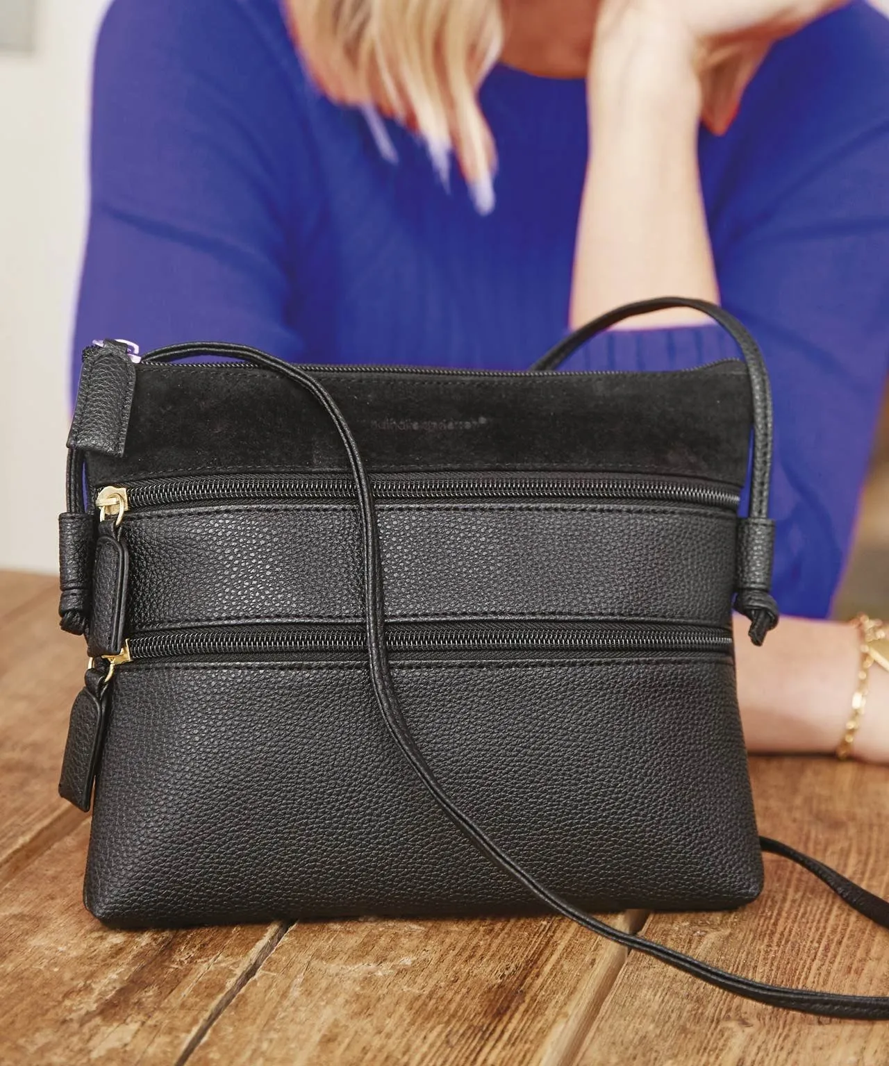 Black Zippered Bag