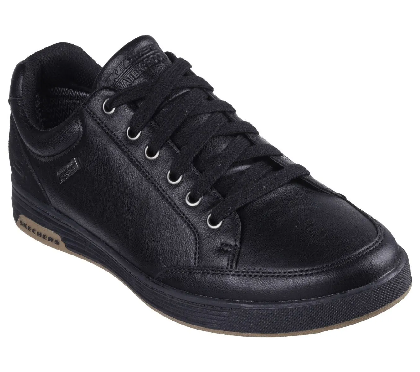 Black Skechers Cavell Sparkman Lace Up Shoes