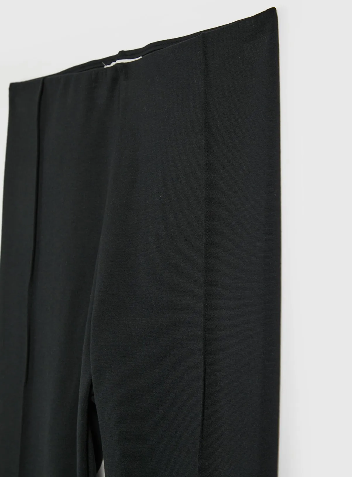 Black Smart Ponte Pintuck Leggings 24R - Buy Leggings - Tu