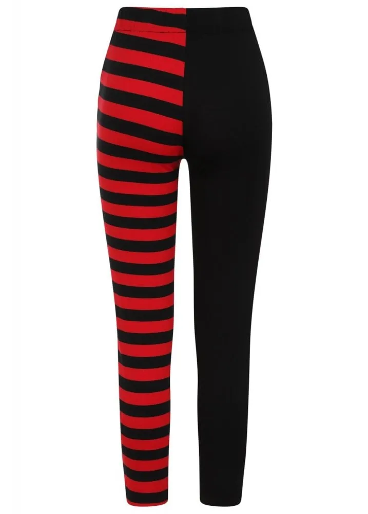 Black Stripes Leggings