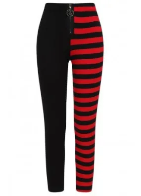 Black Stripes Leggings