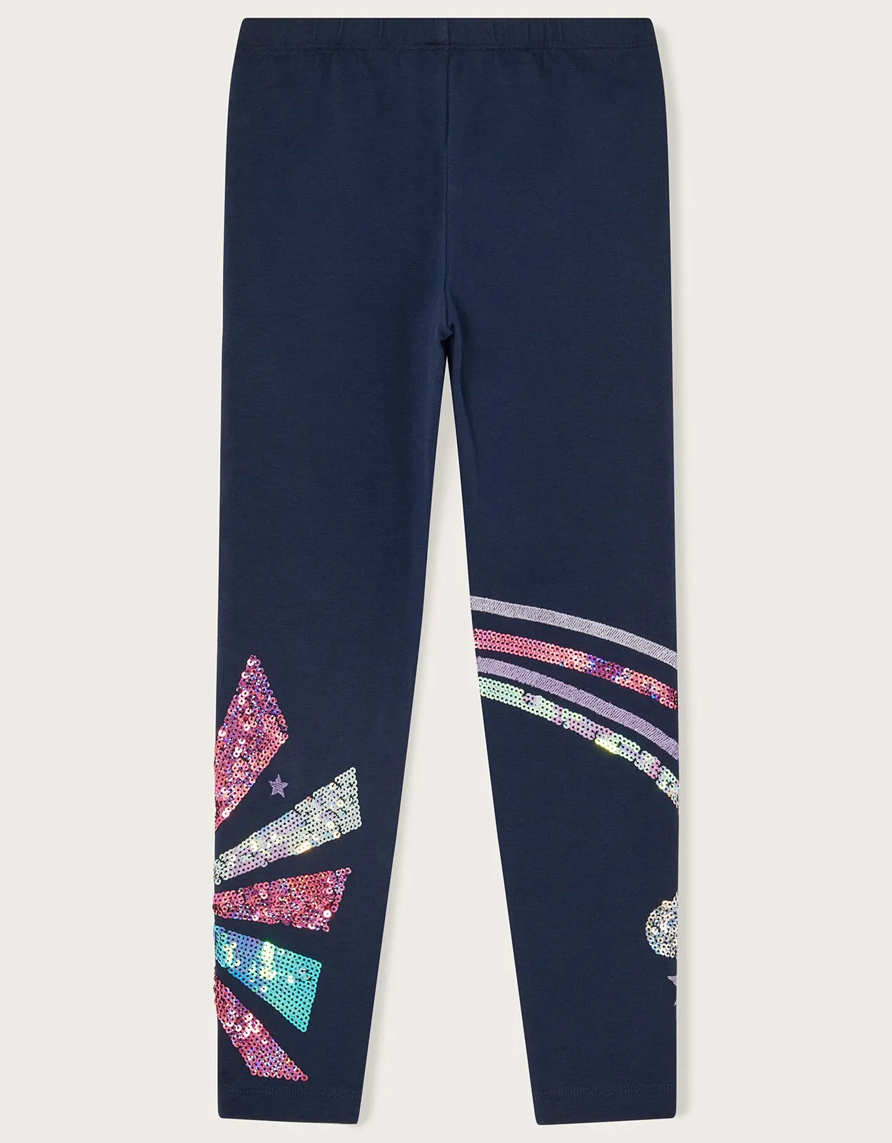 Blue Sparkly Rainbow Leggings