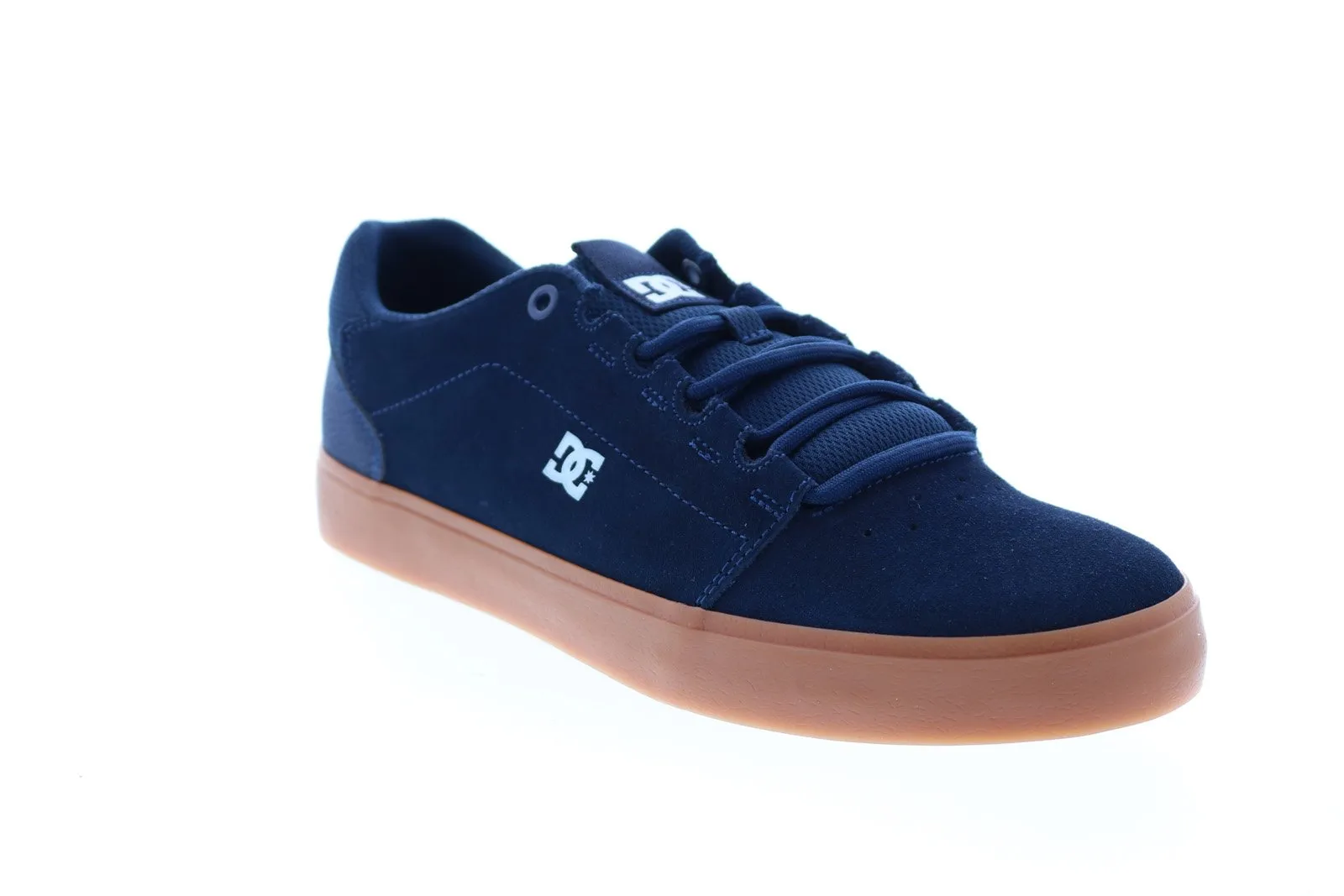 Blue Suede Skate Sneakers for Men by DC Hyde (ADYS300580-DGU)