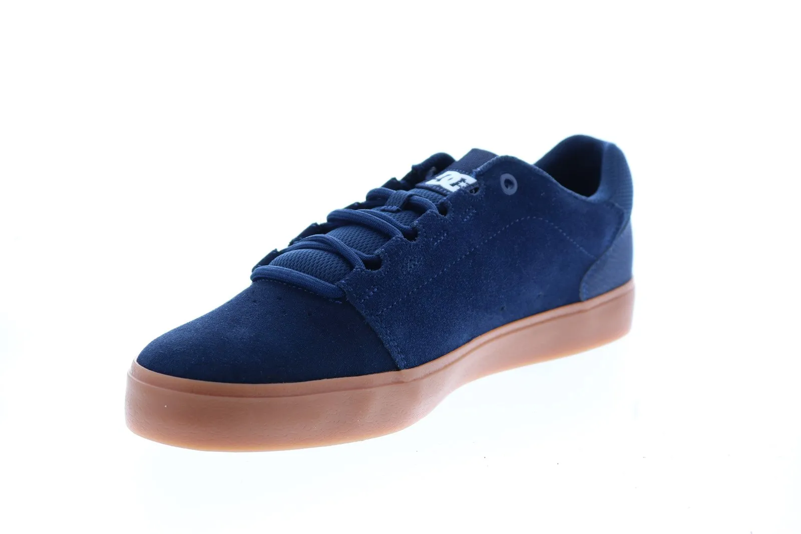 Blue Suede Skate Sneakers for Men by DC Hyde (ADYS300580-DGU)