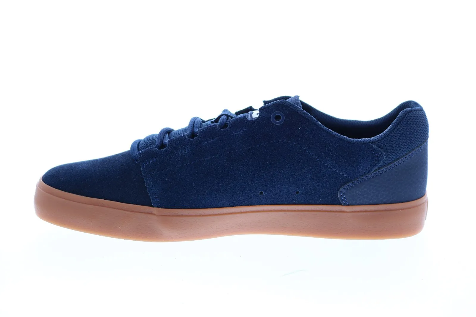 Blue Suede Skate Sneakers for Men by DC Hyde (ADYS300580-DGU)