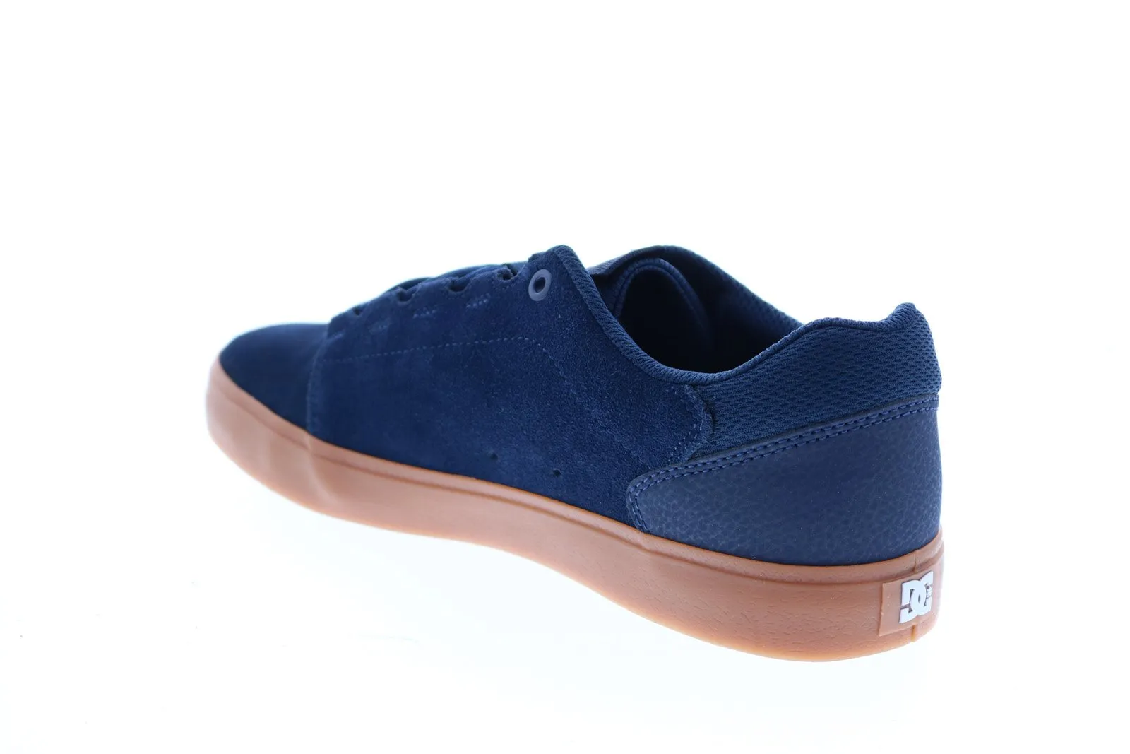 Blue Suede Skate Sneakers for Men by DC Hyde (ADYS300580-DGU)