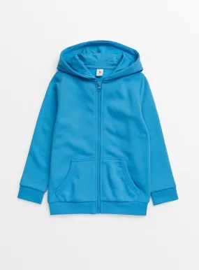 Bright Blue Zip-Through Hoodie | Size 12 | Jumpers and Hoodies | Tu - Shop Now