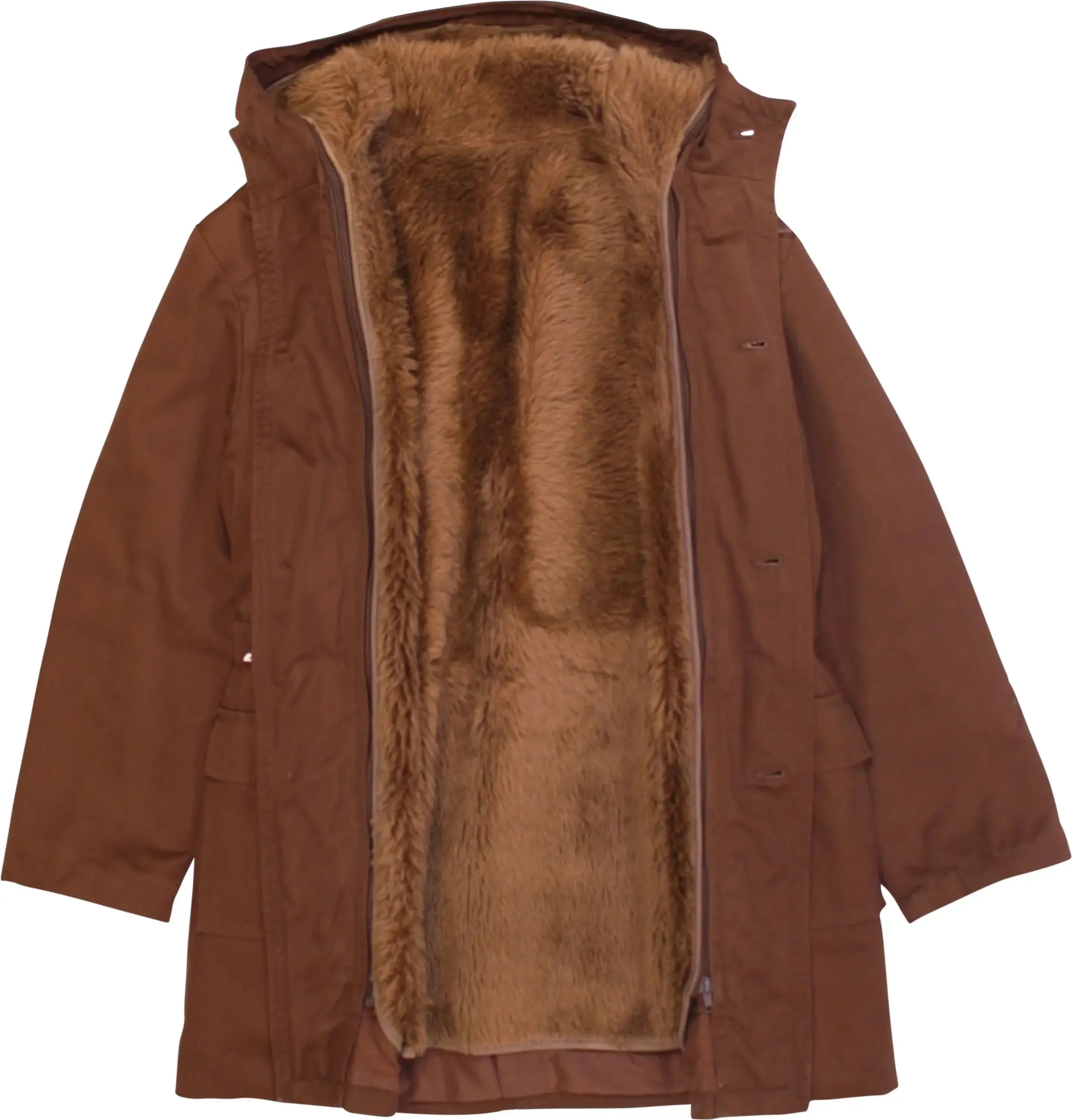 Brown Coat Faux Fur ThriftTale