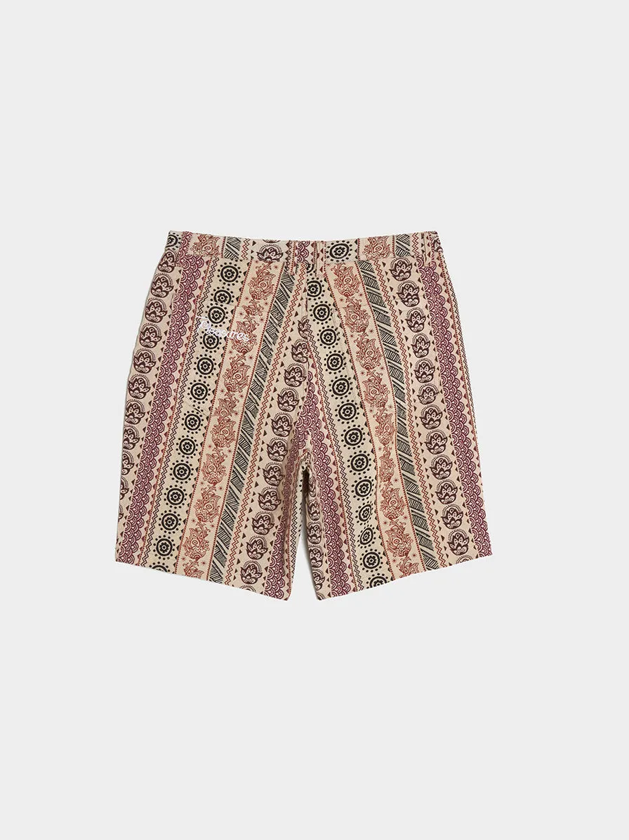 Brown Orbit Shorts