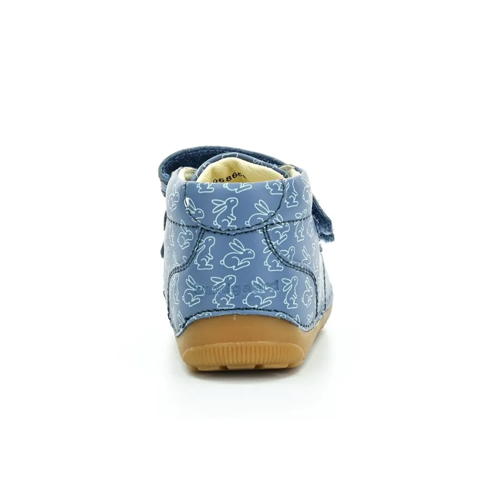 Barefoot Shoes Teal Rabbit Strap - Bundgaard Petit