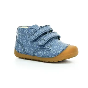 Barefoot Shoes Teal Rabbit Strap - Bundgaard Petit